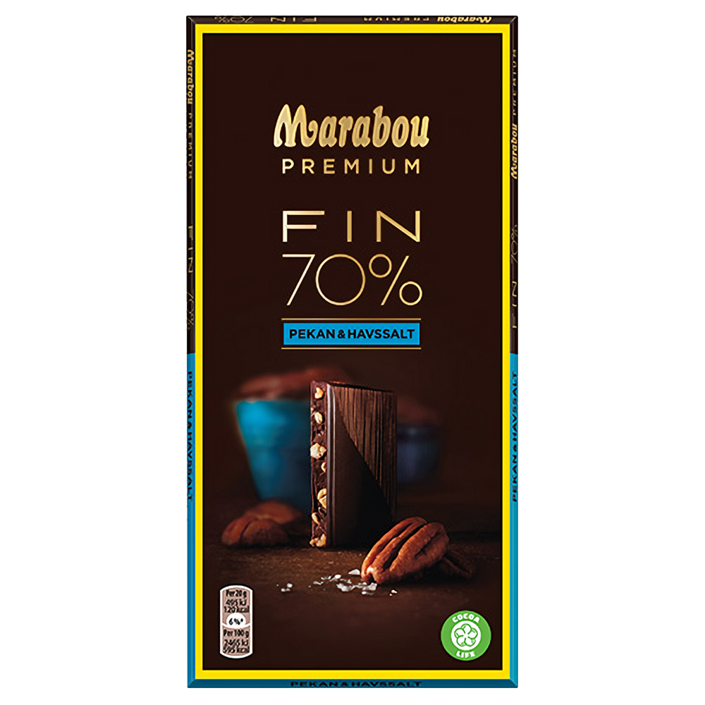 PREMIUM SEA SALT PECAN 70% 100G