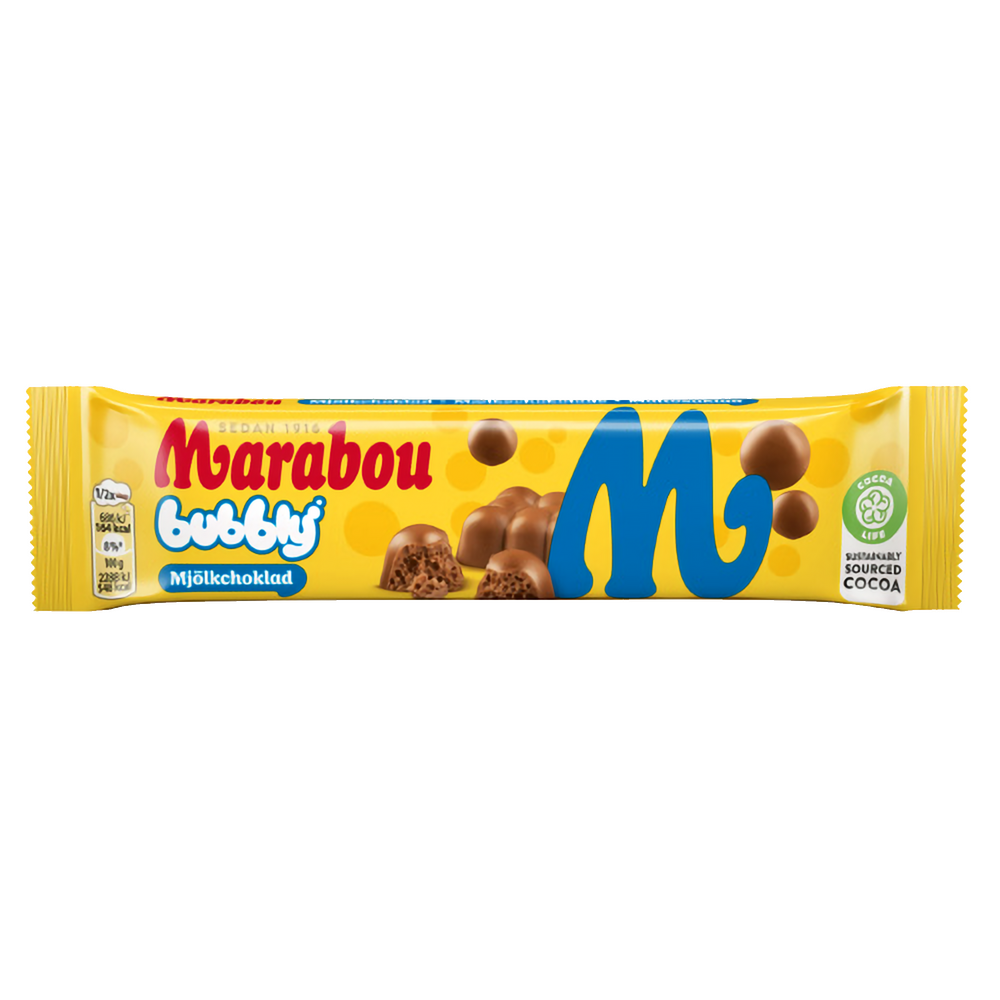 BUBBLIG MJÖLKCHOKLAD 60G