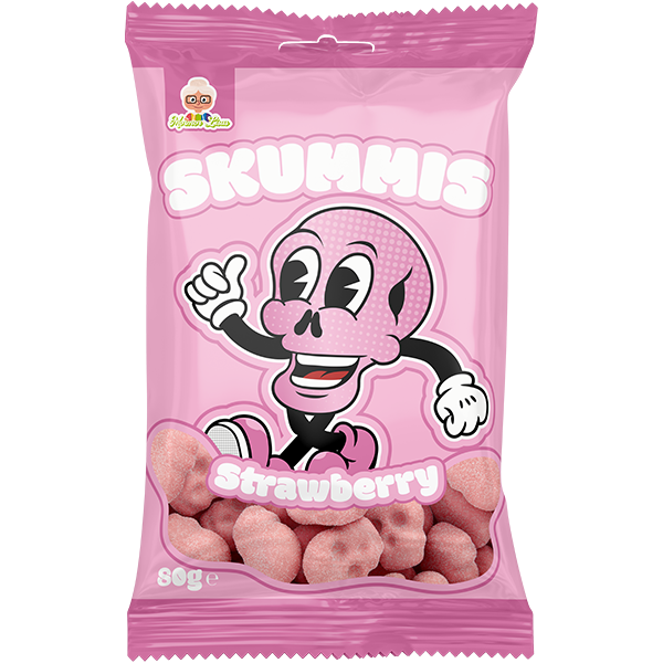 Skummis Strawberry Påse 80G