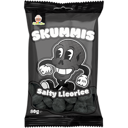 [MOR1171] Skummis Salty Licorice 80G