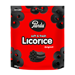 [OLW100596] Panda Soft & Fresh Licorice Original 18 x 200g