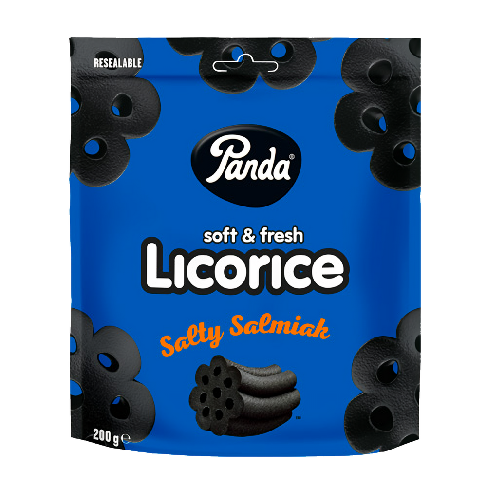 Panda Soft & Fresh Licorice Salmiak 18 x 200g
