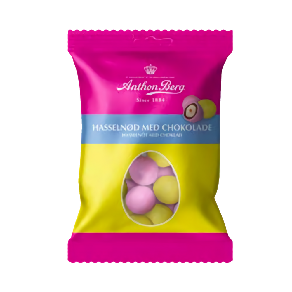 Hasselnöt med mjölkchoklad 36 x 80 g