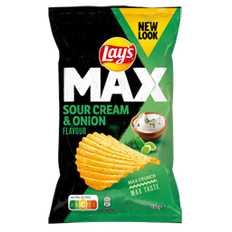 [KON310065] Lays Max Sour Cream & Onion 22x185g