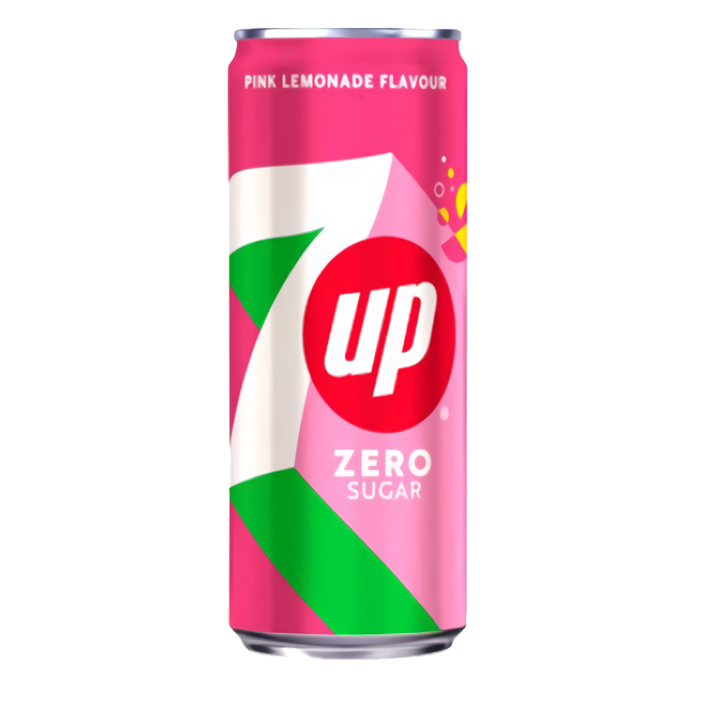7UP PINK LEMONADE ZERO SUGAR 20X330ML (PANT 2KR)