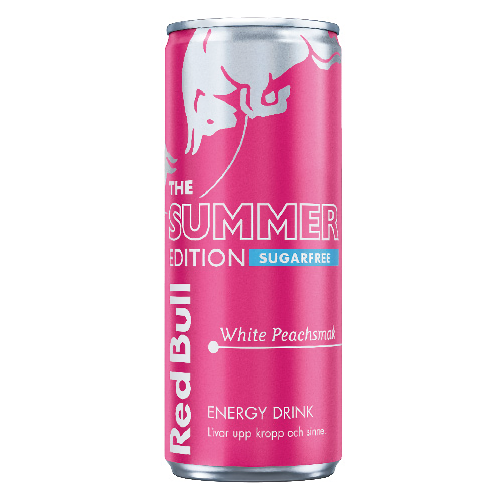 RED BULLWHITE PEACH SF 25CL (TIDIGARE SUMMER ED)