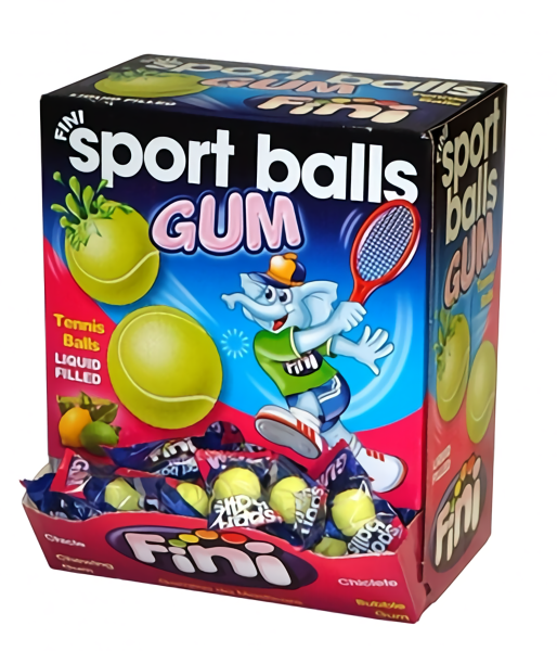 FINI TENNISBALLS GUM 5G
