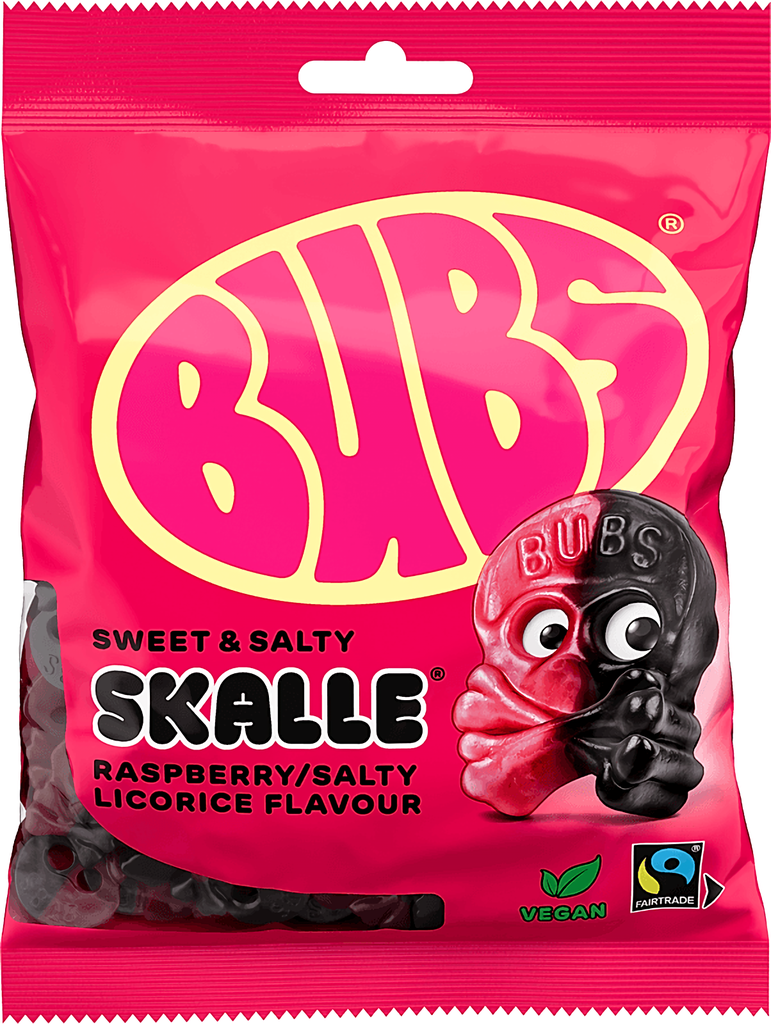 BUBS RASPB LICORICE 90G
