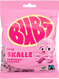 [47-8170] BUBS RASPBERRY SKALLE 90G