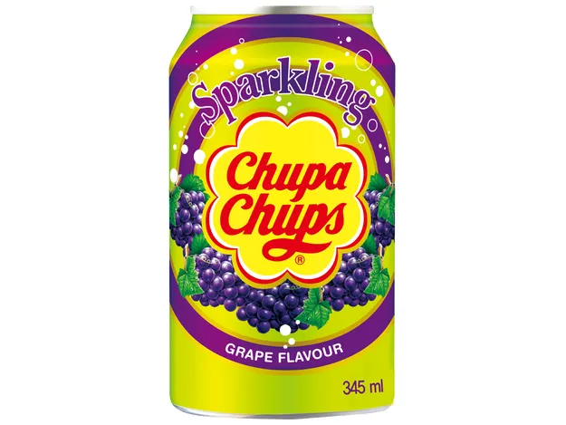 Chupa Chups Grape Can 24x345ml