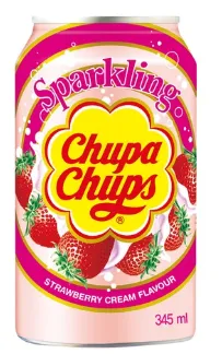 Chupa Chups Strawberry Can  24x345ml