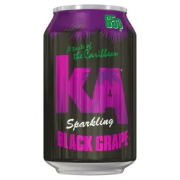 [8765543413245] KA CAN BLACK GRAPE 24X330ML
