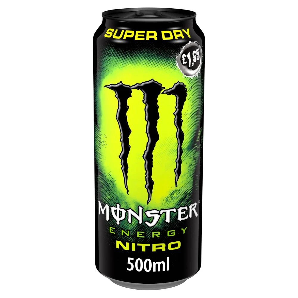 MONSTER NITRO SUPER DRY CAN 12X500ML