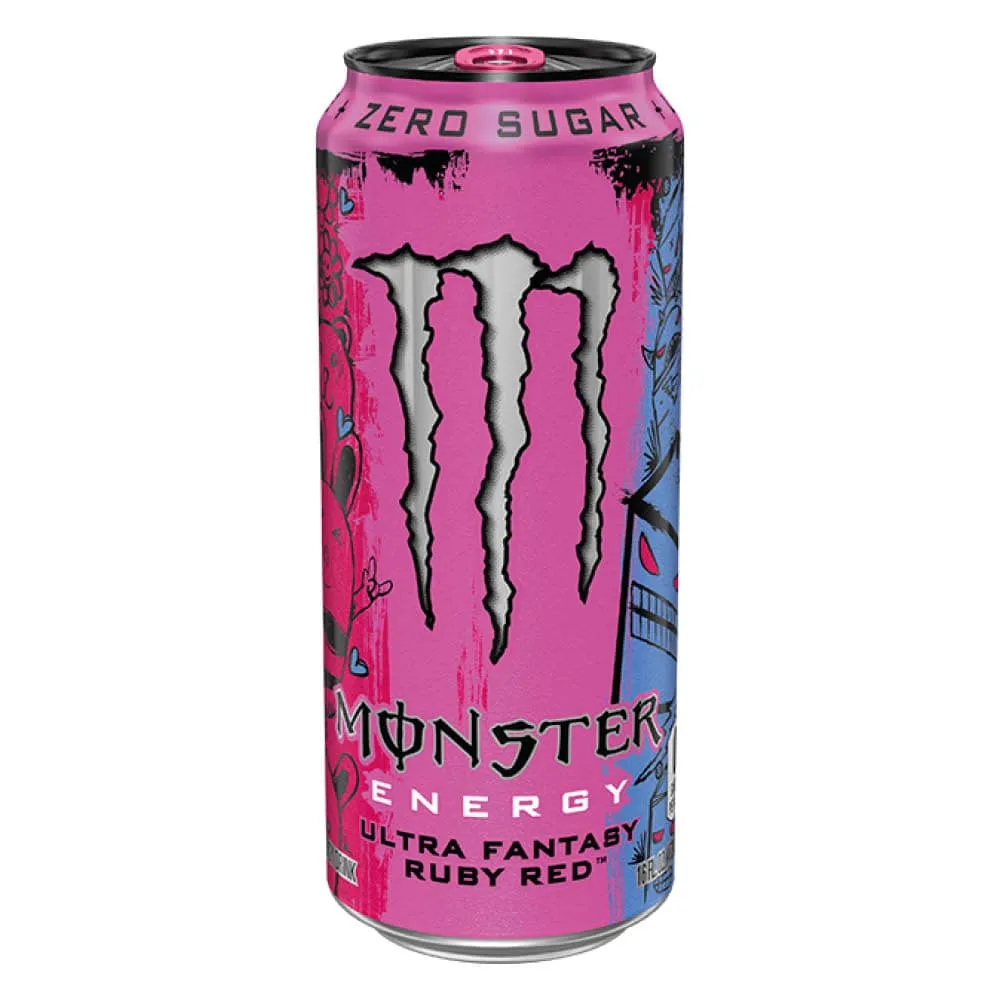 MONSTER ULTRA FANTASY RUBY RED CAN 12X500ML