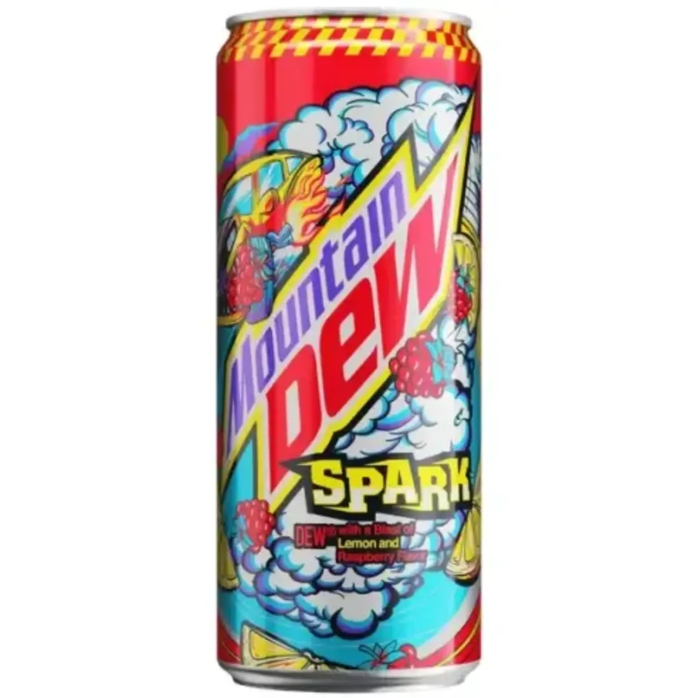 MOUNTAIN DEW LEMON & RASPBERRY CAN 24X330ML