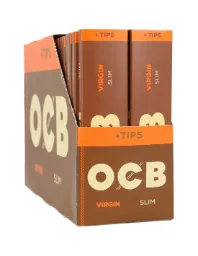 [613201896] OCB SLIM VIRGIN PAPER + FILTER BROWN 32X32