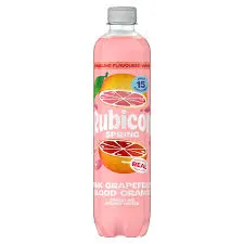 RUBICON PINK GRAPEF BLOOD ORANGE SPARKLING PET 12X500ML