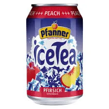 PFANNER ICE TEA PEACH CAN 24X330ML