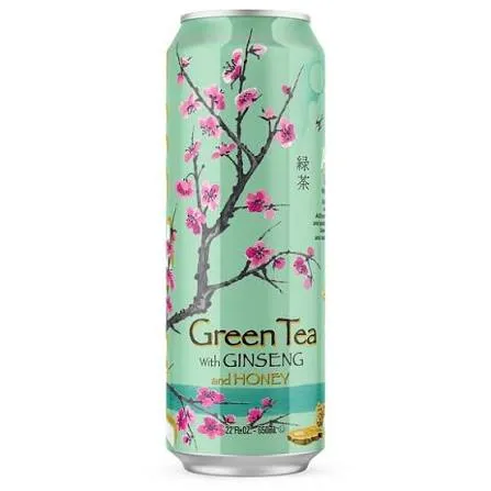 Arizona Green tea with Ginseng and Honey - 650 ml x24
