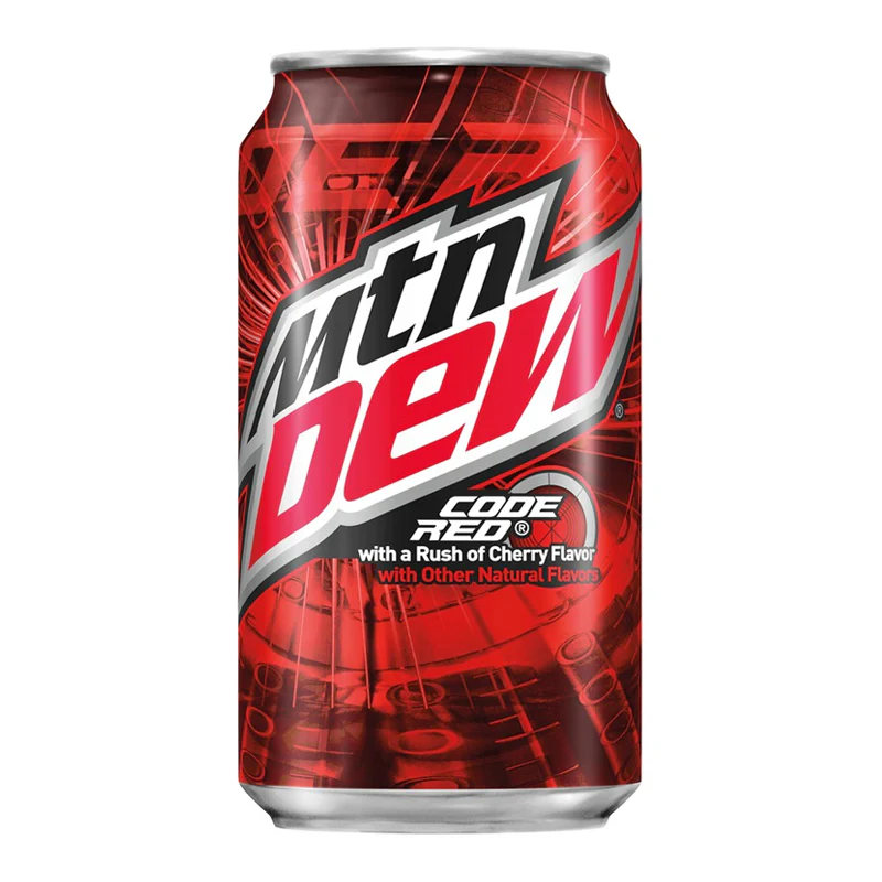 Mountain Dew Code Red - 355 ml x12