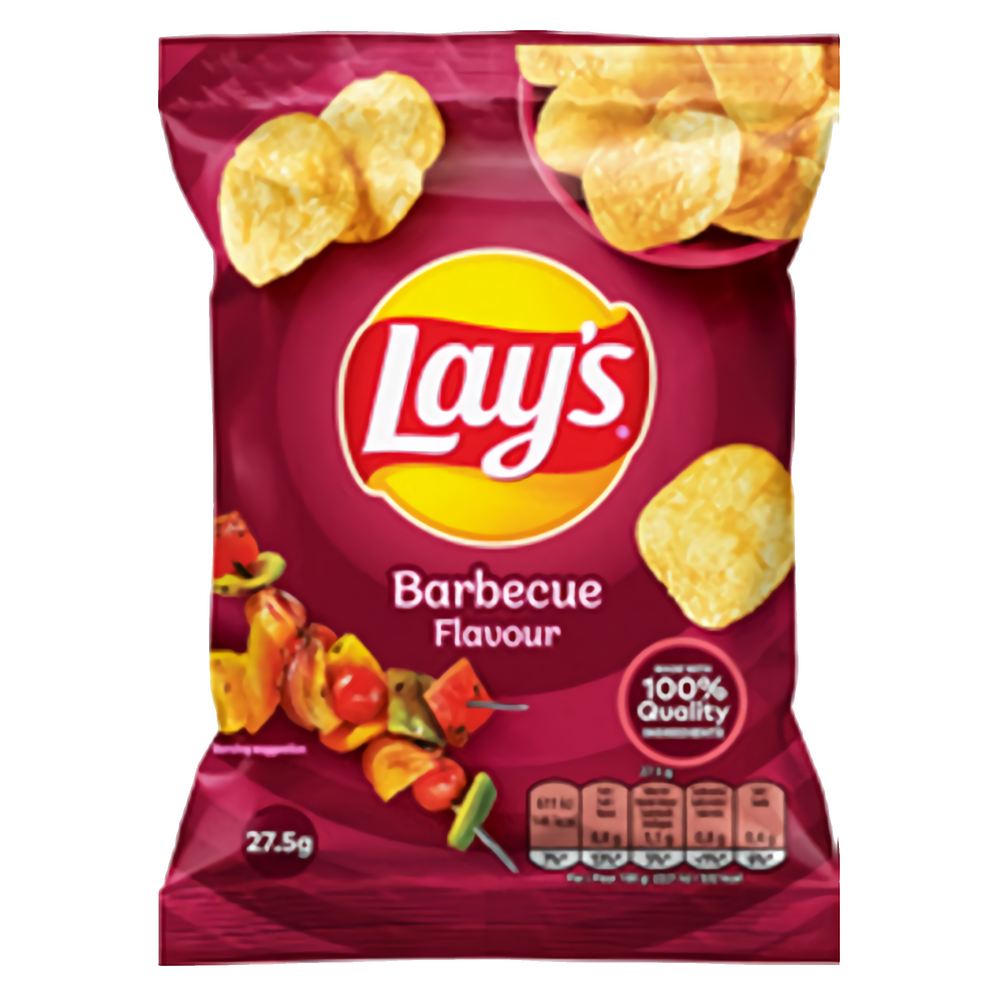Lays Chips & Snacks BBQ 80x27,5g