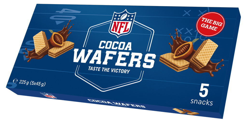 NFL Wafers with chocolate cream 225g (5x45g)