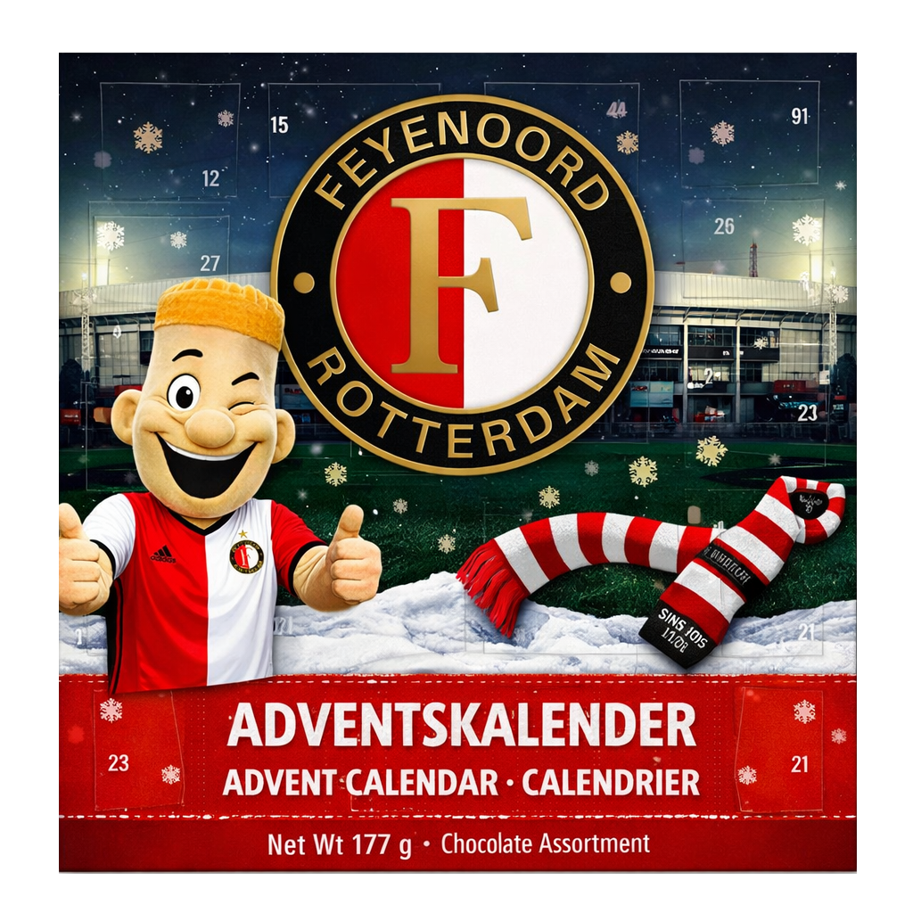 Feyenoord Rotterdam Advent Calendar 177g