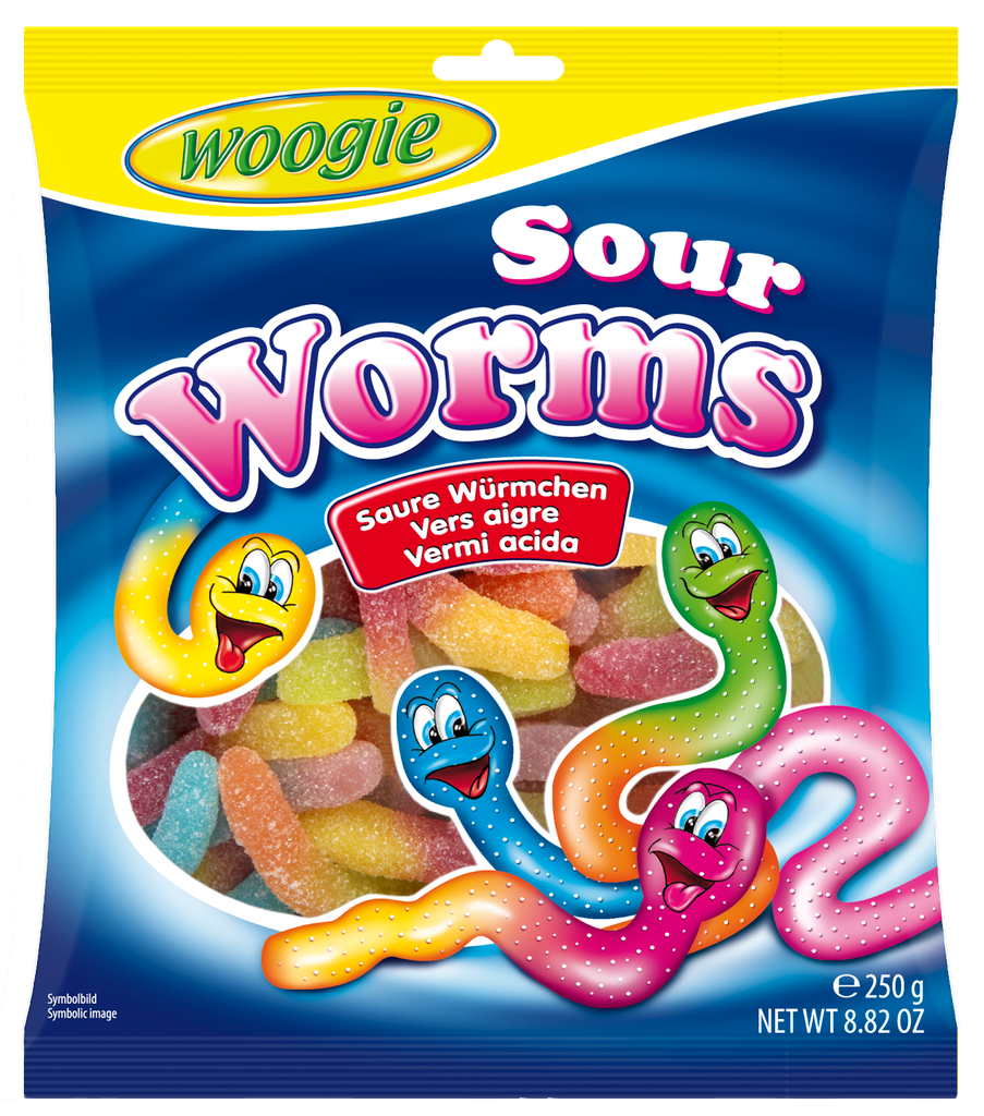 Sour Worms 250g