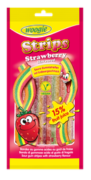 [95045] Strawberry flavoured candy with sour sugar coating 80g