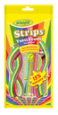Fruit gum rainbow strips 80g