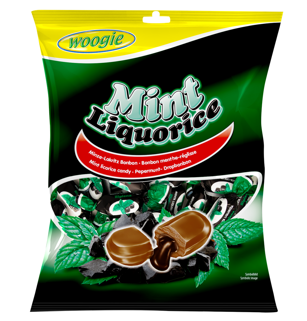 Candies mint liquorice 170g