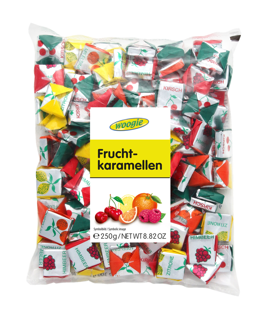 Fruit toffees 250g