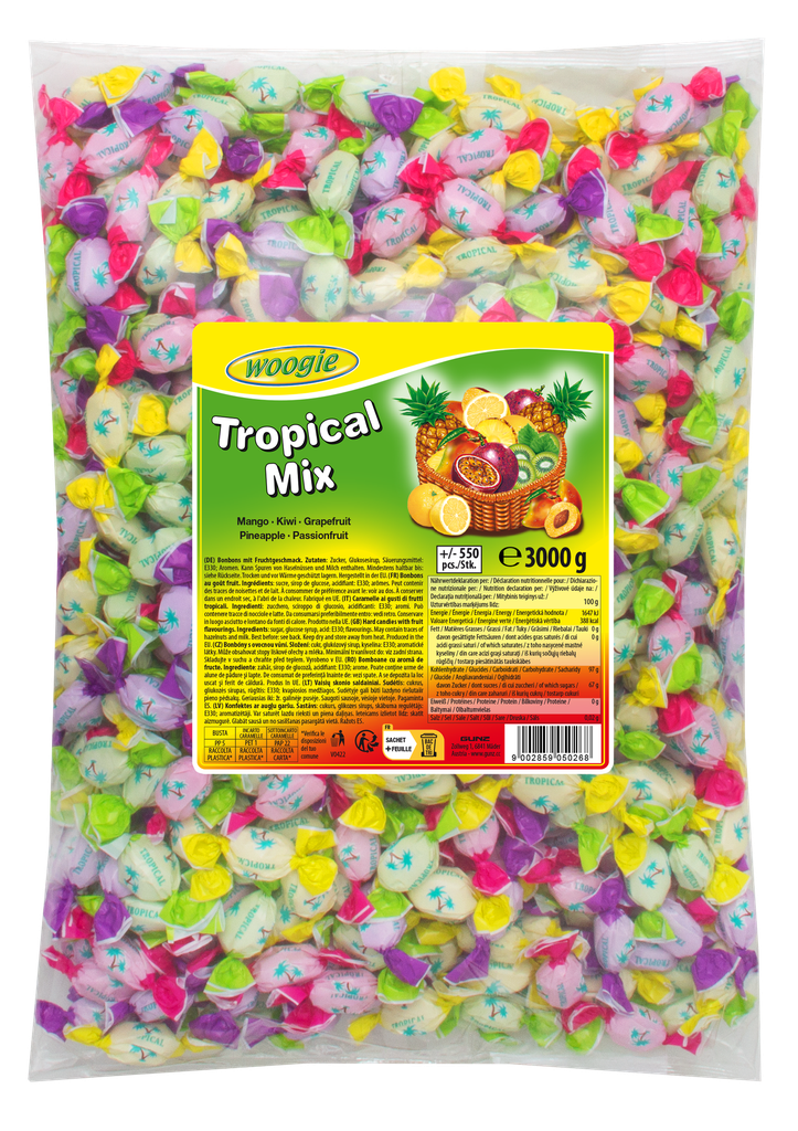 Candies tropical mix 3kg