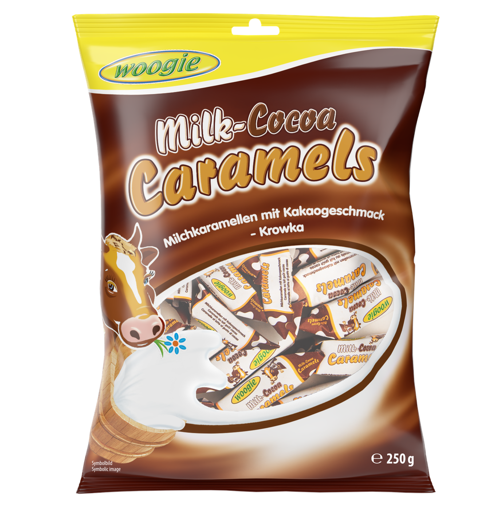 Milk caramels cocoa 250g
