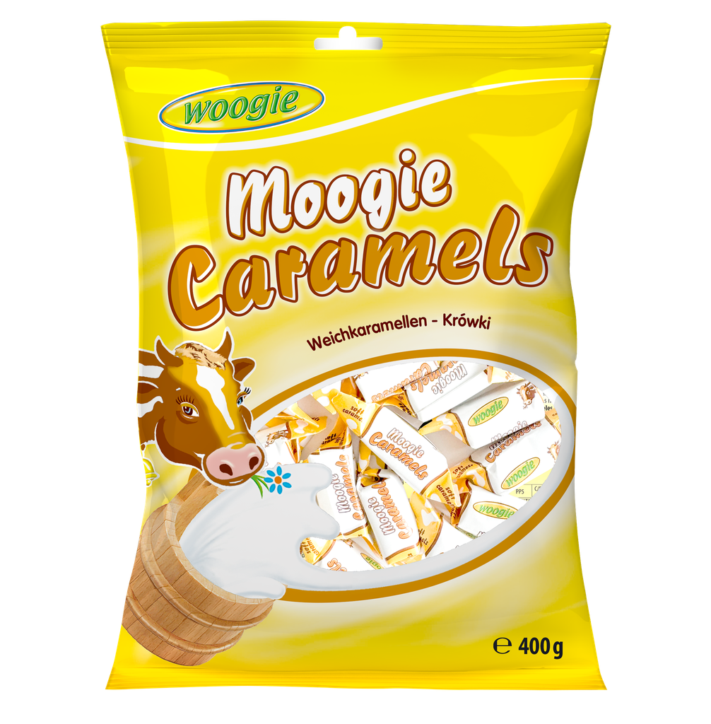 Moogie soft caramels 400g