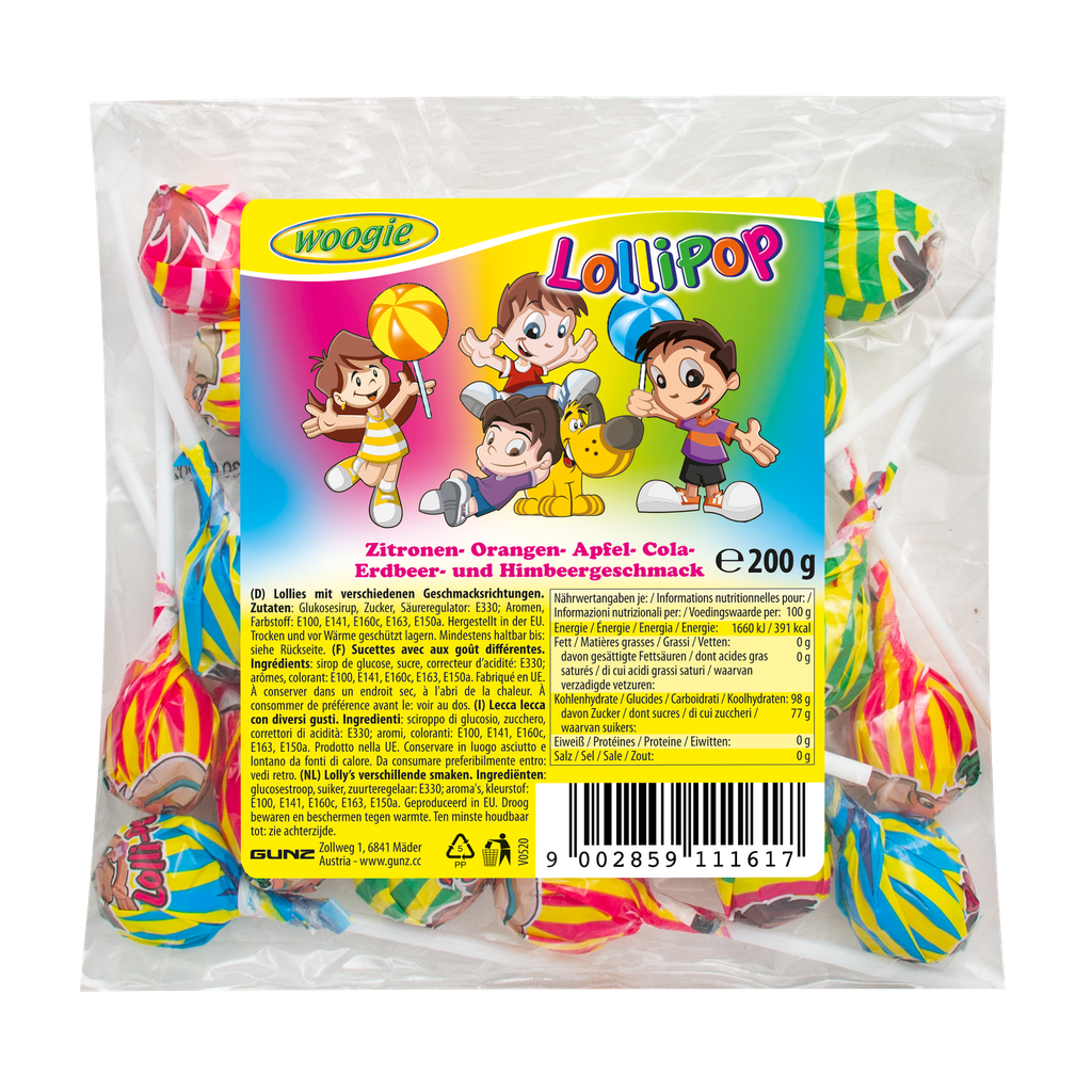 Lollipops mix 200g