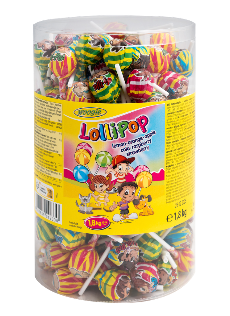 Lollipops 1,8kg (180x10g)