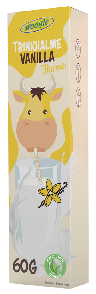 Straws with vanilla flavour 60g (10x6g)