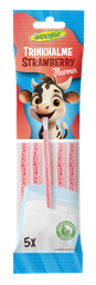 [96863] Straws with strawberry flavour 30g (5x6g)