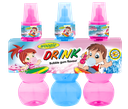 Drink with bubble gum flavour 210ml (3x70ml)
