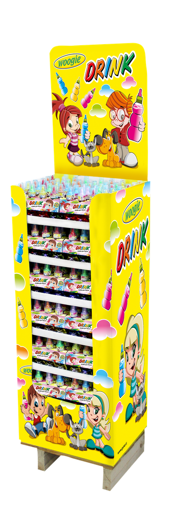 Drink with Bubble Gum-flavour 108x210ml (3x70ml) display