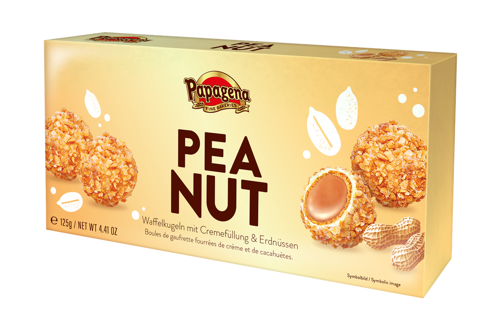 Waferballs with peanuts 125g