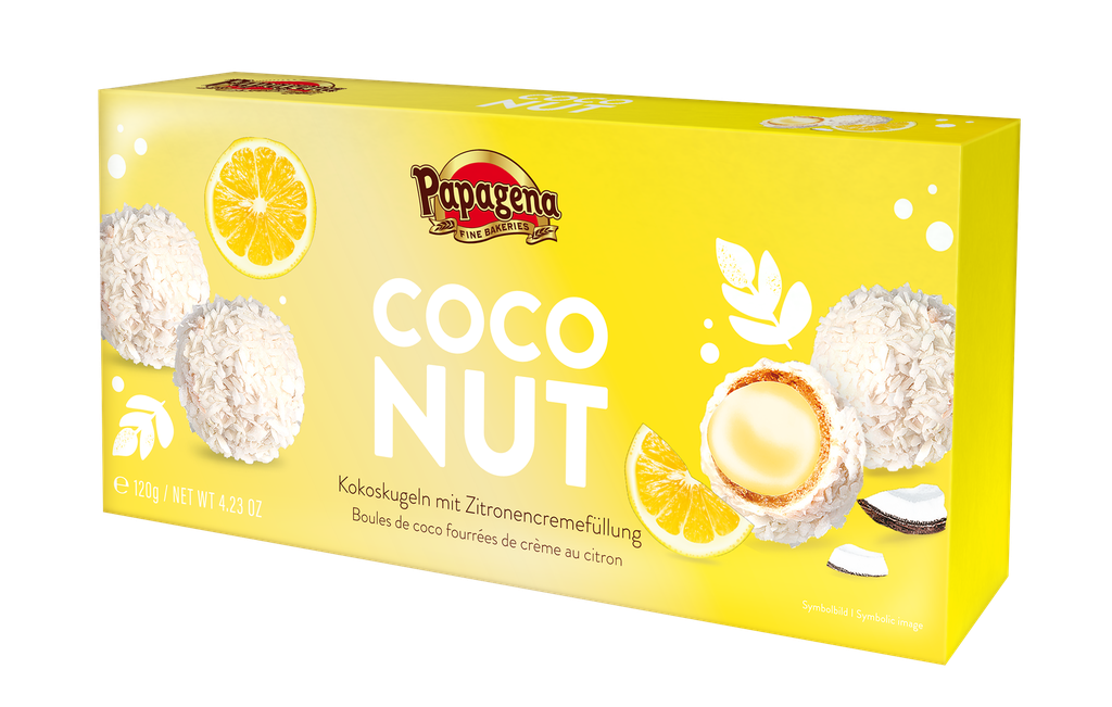 Waferballs with lemon cream filling 120g