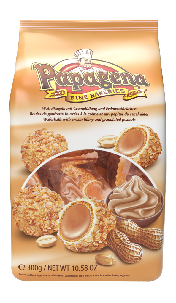 Waferballs with peanuts 300g