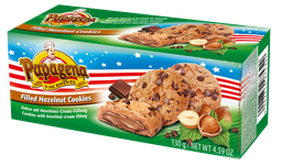 [88368] Choco chip cookies with hazelnut cream filling 130g