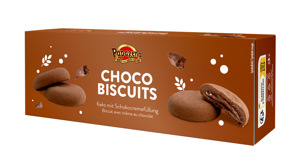 Biscuits with chocolate filling 150g