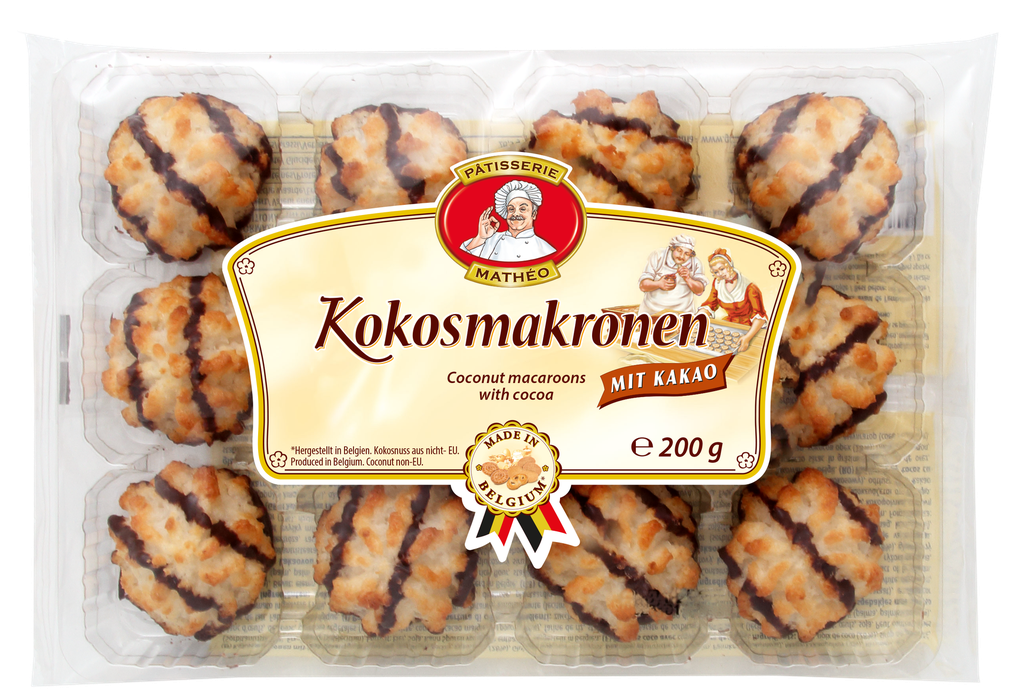 Coconut macaroons with cocoa 200g