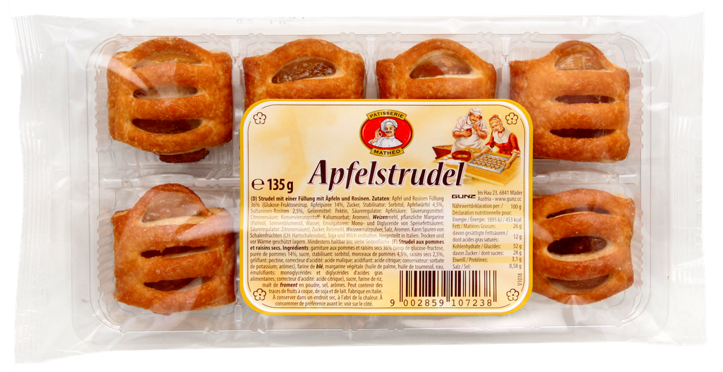 Mini apple strudel 135g