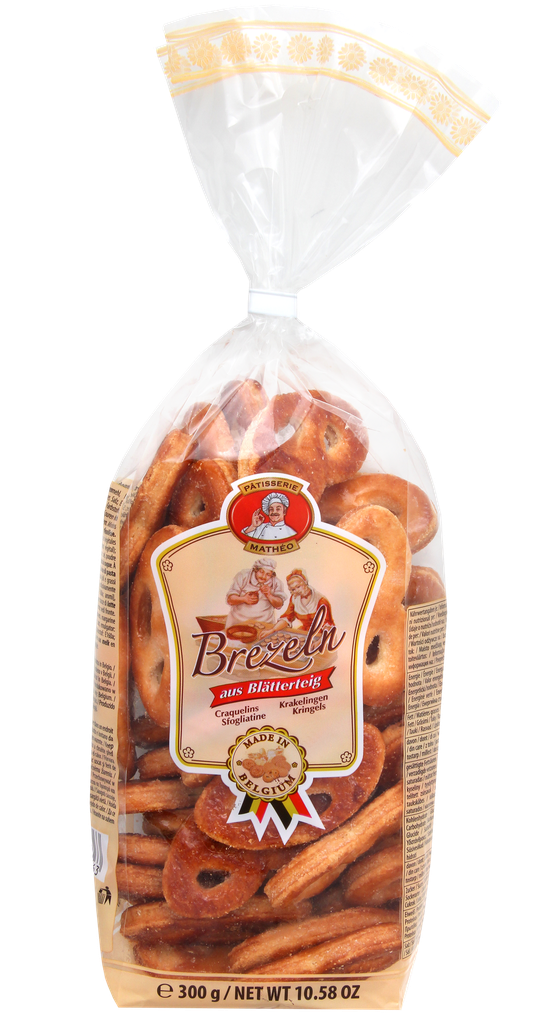 Puff pastry pretzels 300g