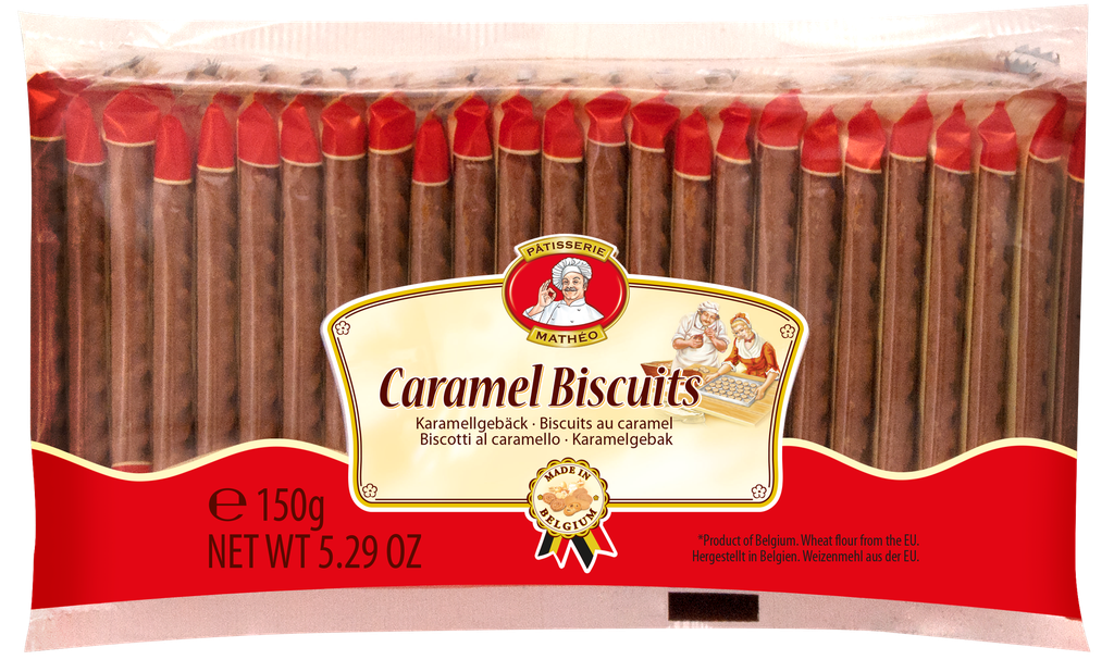 Caramel biscuits 150g (25x6g)